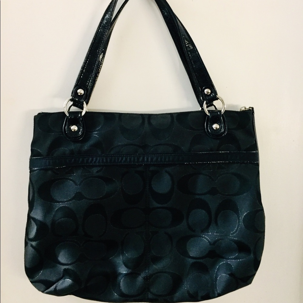 Authentic Black Coach Handbag
